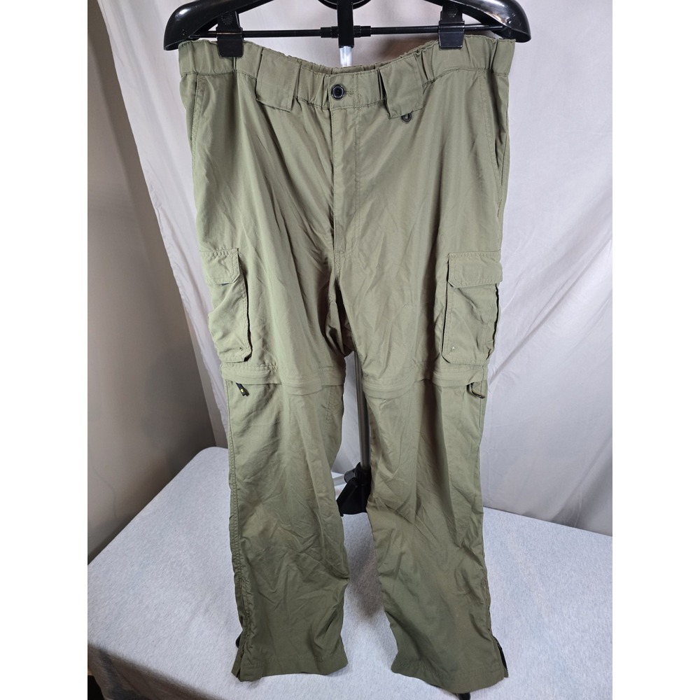Boy Scouts Switchback Convertible Pants Men's Large 30 Green Cargo Uniform Hike